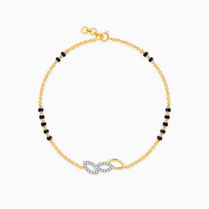 Gold Sneha Mangalsutra Diamond Bracelet