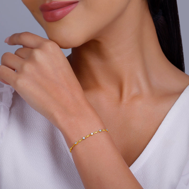 Gold Celestial Diamond Bracelet