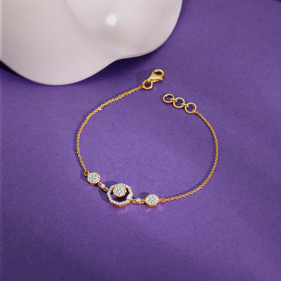 Gold Krystallos Diamond Bracelet
