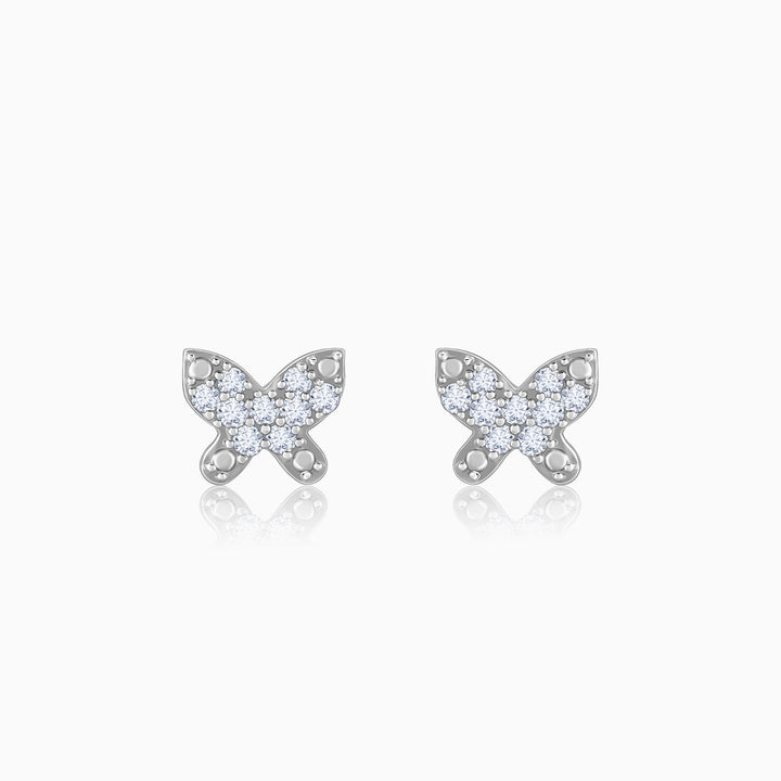 Gold Evolve Diamond Earrings