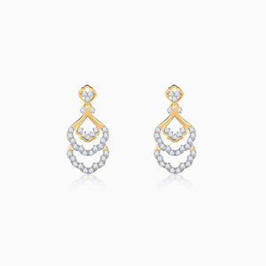 Gold Nevara Diamond Earrings