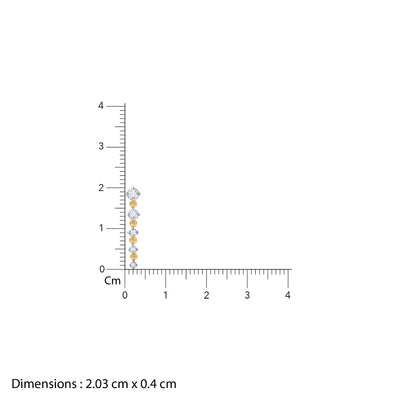 Gold Divine Shimmers Diamond Earrings