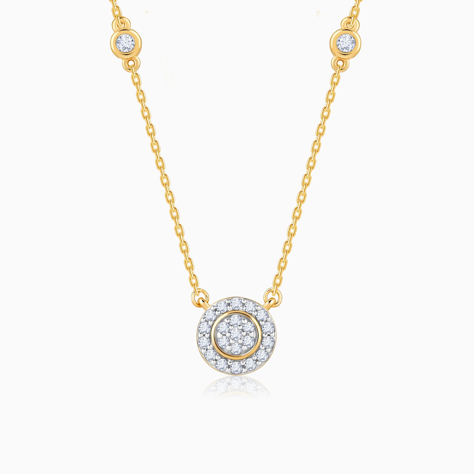 Gold Zahra Diamond Necklace