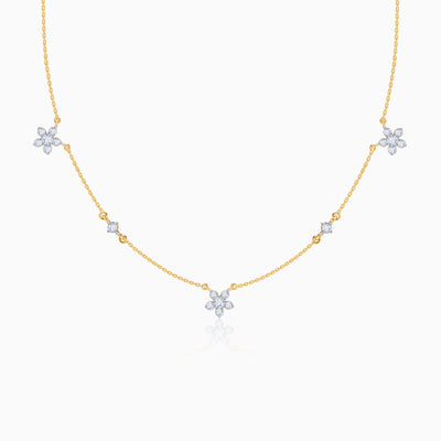 Gold Novae Diamond Necklace