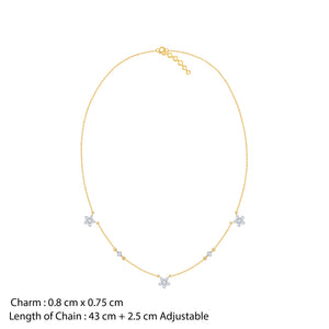 Gold Novae Diamond Necklace