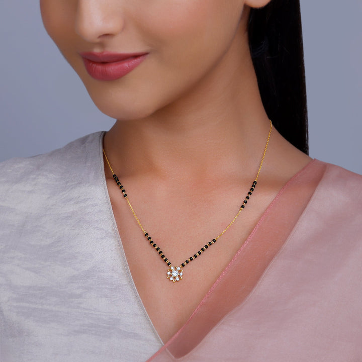 Gold Nidhi Diamond Mangalsutra