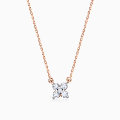 Rose Gold Amorette Diamond Necklace