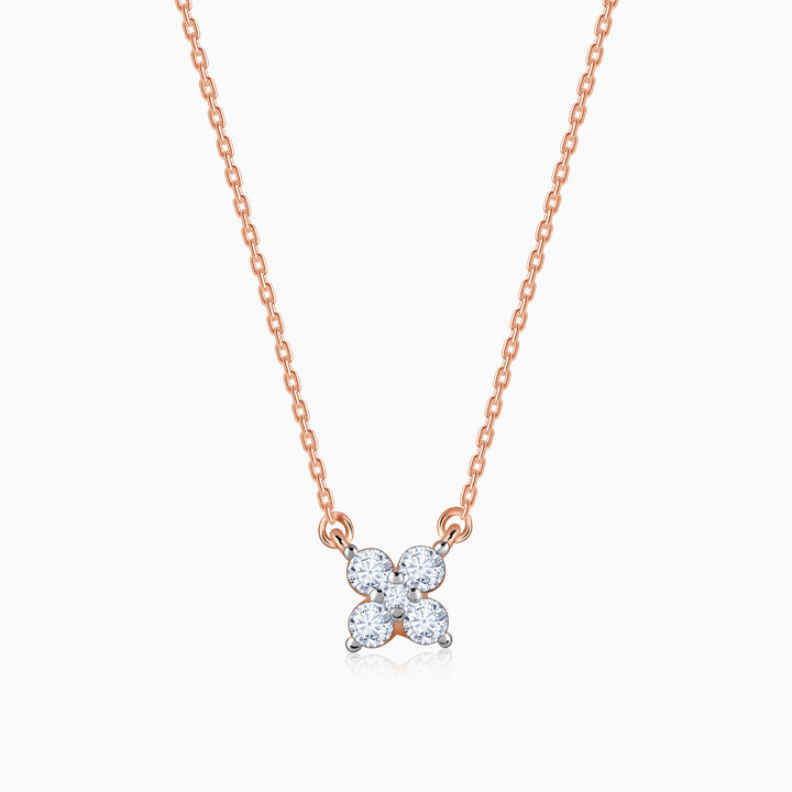 Rose Gold Amorette Diamond Necklace