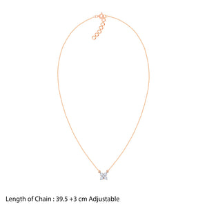 Rose Gold Amorette Diamond Necklace