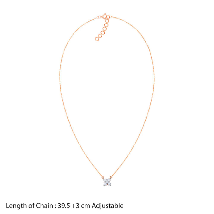 Rose Gold Amorette Diamond Necklace