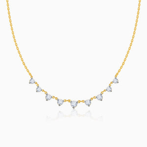 Gold Trixie Diamond Necklace