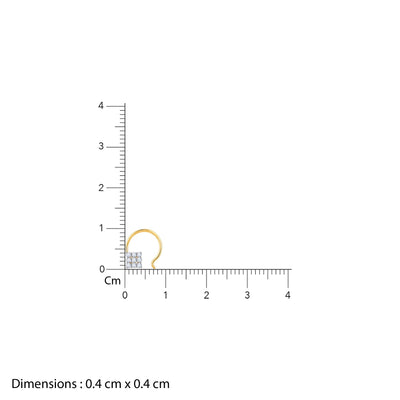 Gold Forevera Diamond Nopsepin
