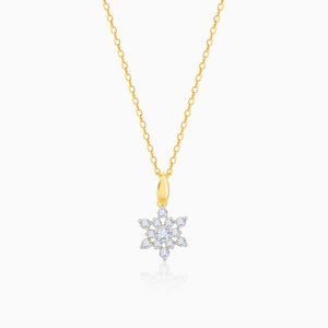 Gold Frost Diamond Pendant