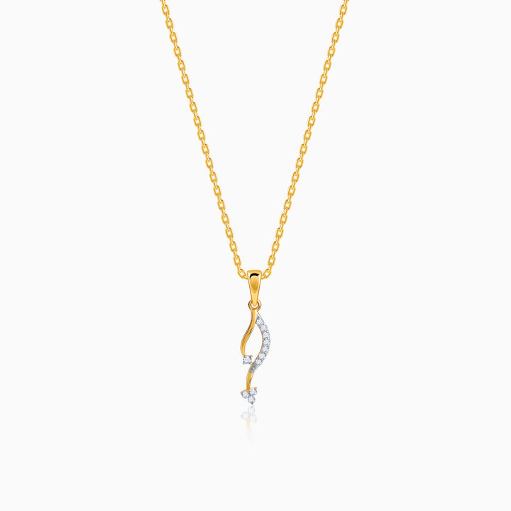 Gold Allure Diamond Pendant