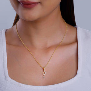 Gold Allure Diamond Pendant