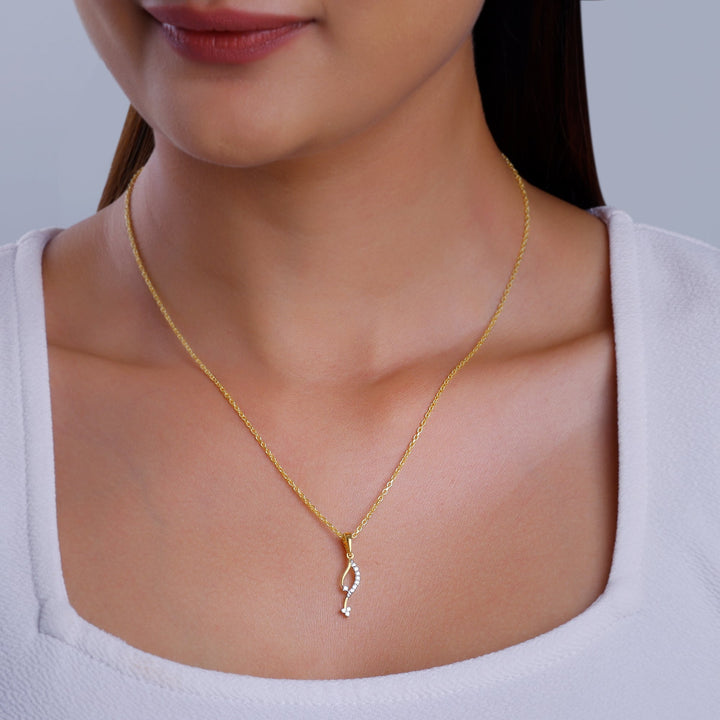 Gold Allure Diamond Pendant