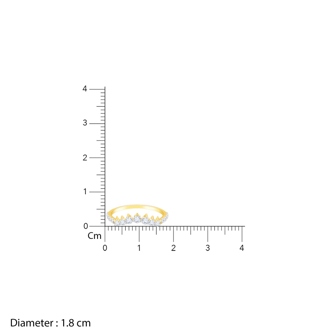 Gold Sublime Affection Diamond Ring