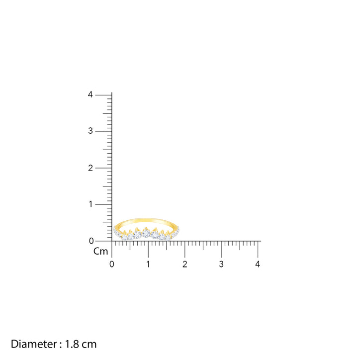 Gold Sublime Affection Diamond Ring