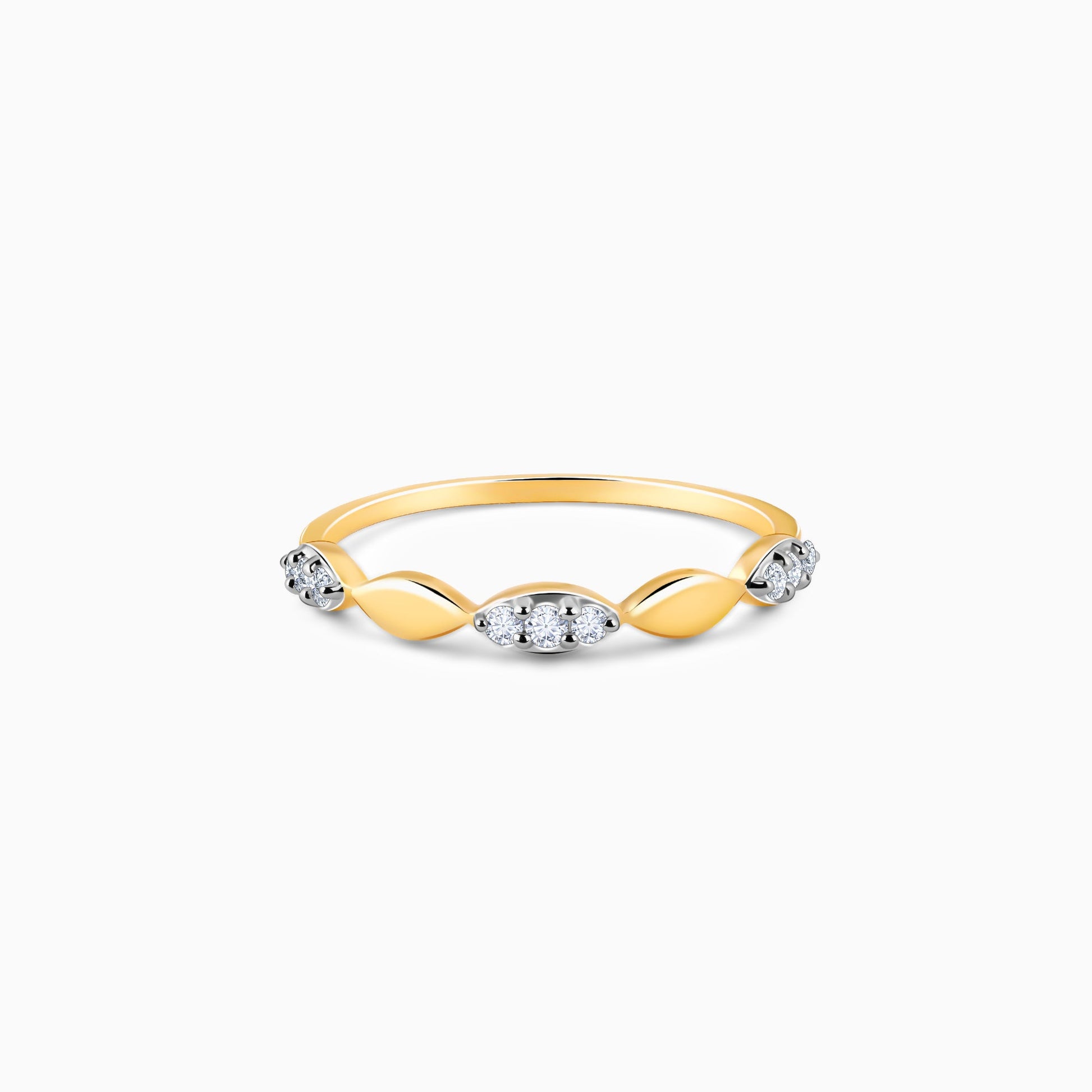 Gold Folio Diamond Ring