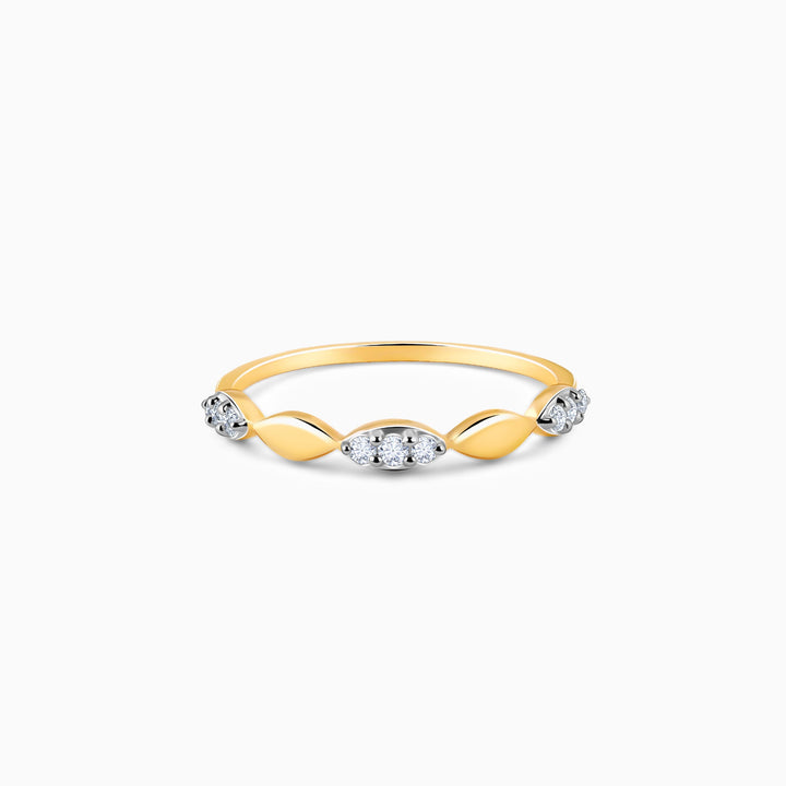 Gold Folio Diamond Ring