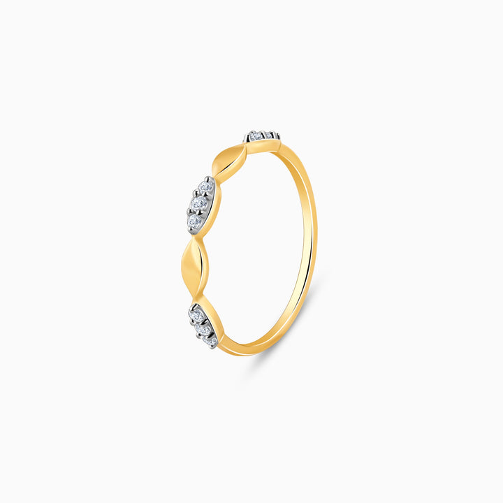 Gold Folio Diamond Ring