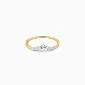 Gold Serac Vanki Diamond Ring