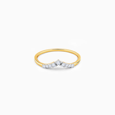 Gold Serac Vanki Diamond Ring
