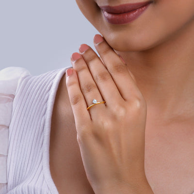 Gold Classico Diamond Ring