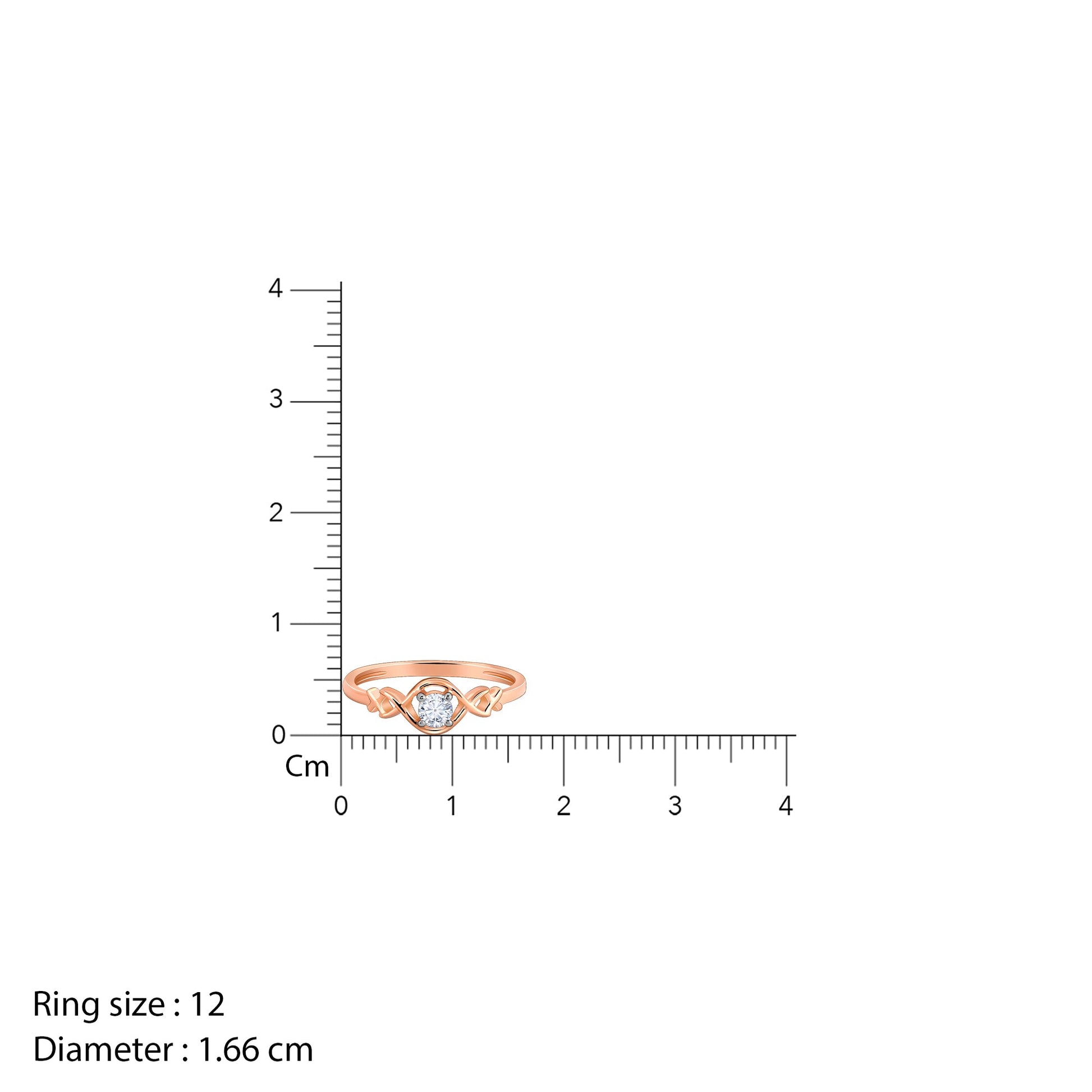 Rose Gold Jubilant Solitaire Diamond Ring