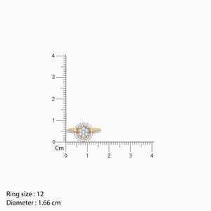 Gold Fiore Bloom Diamond Ring