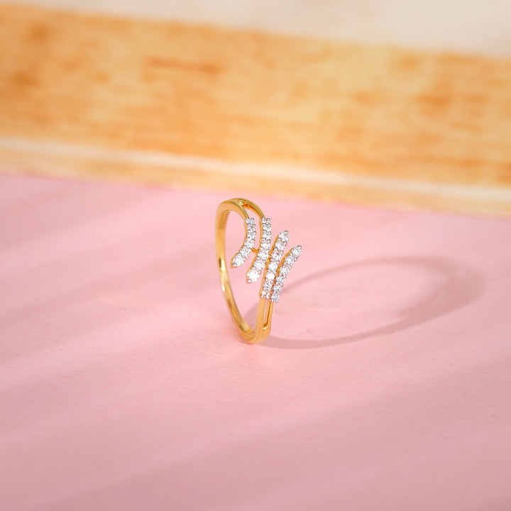 Gold Style Icon Diamond Ring