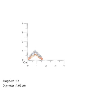 Rose Gold Cuore Vanki Ring