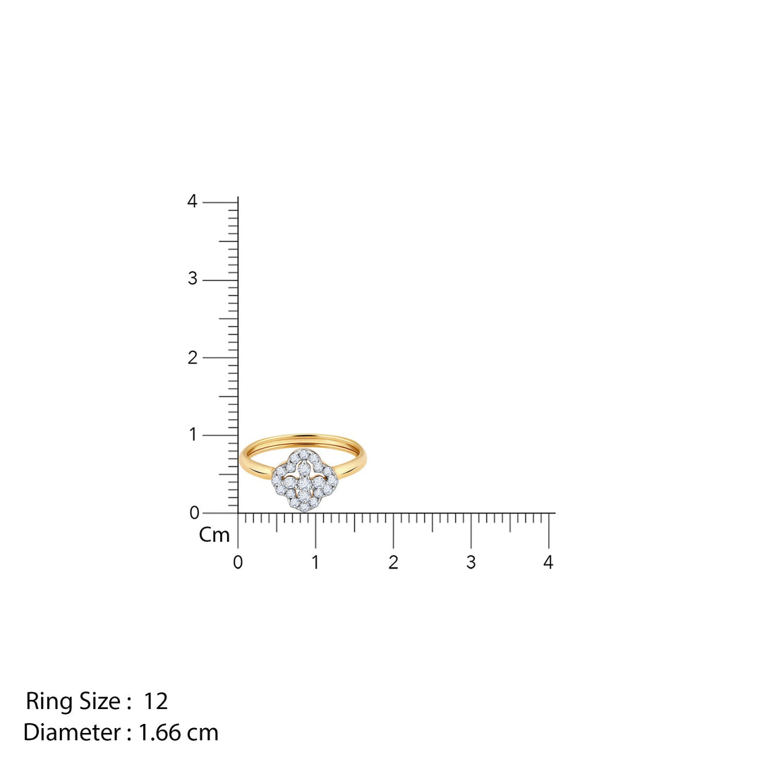 Gold Fleurir Ring