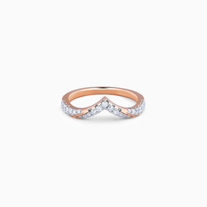 Rose Gold Vanki Love Diamond Ring