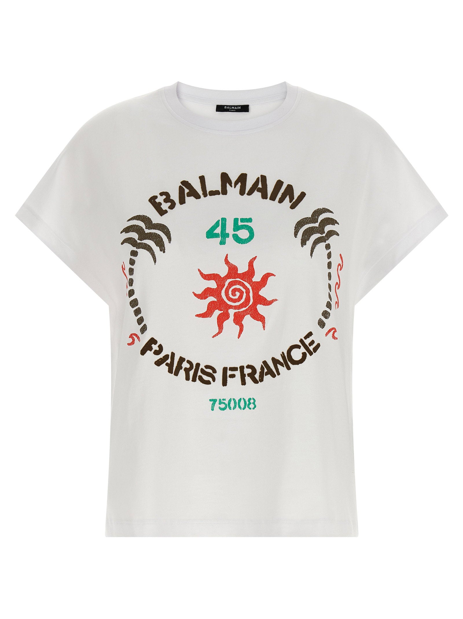 Balmain Club 45 Print T-shirt