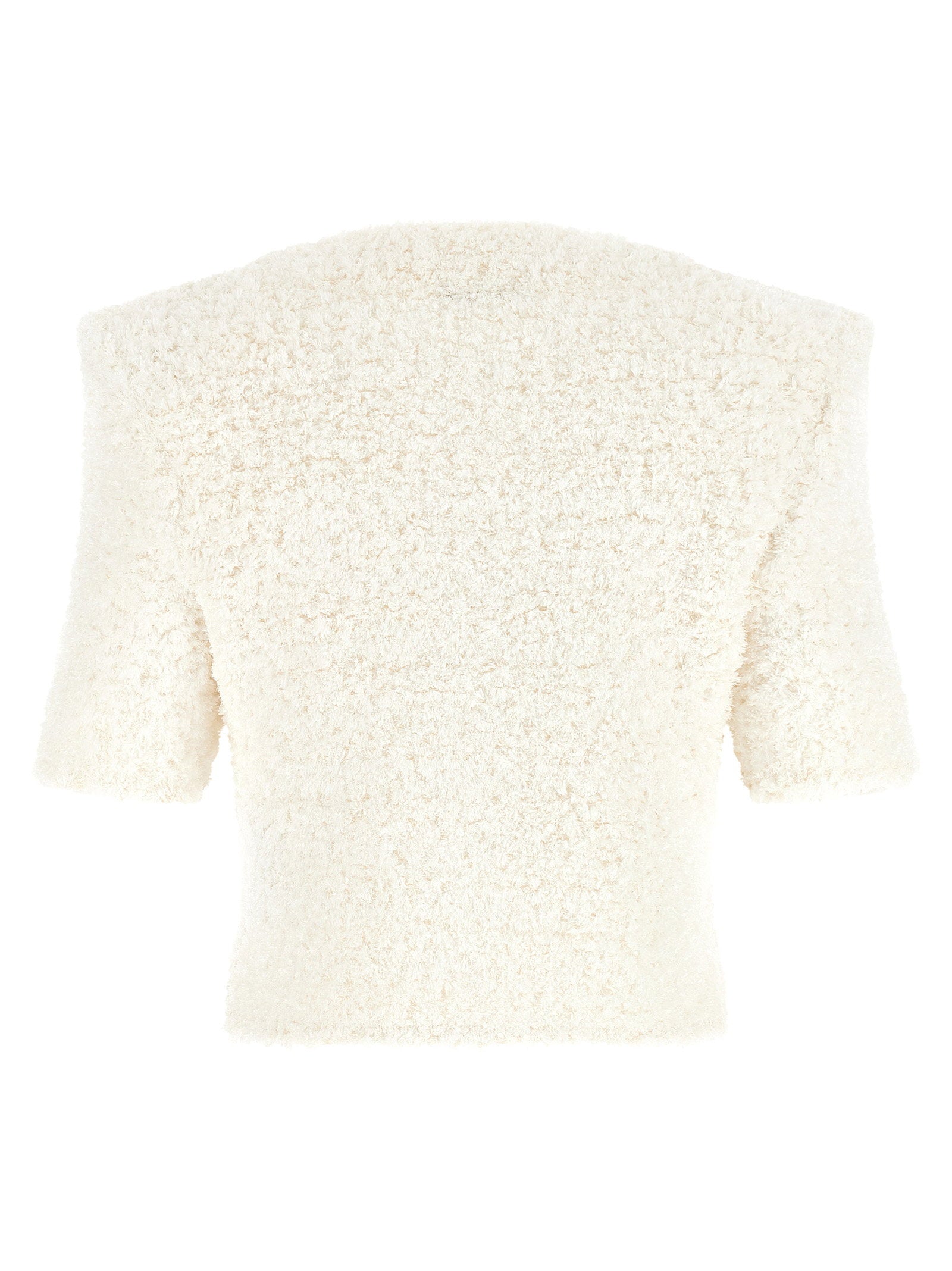 Balmain Cardigan Tweed Plumetis
