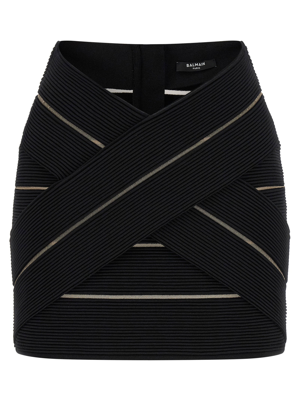 Balmain V-shaped Waist Skirt