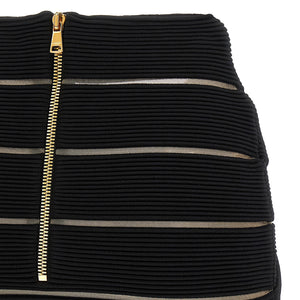 Balmain V-shaped Waist Skirt
