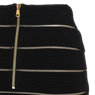 Balmain V-shaped Waist Skirt