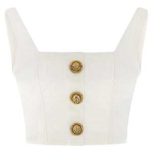 Balmain Button Top