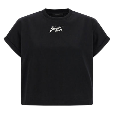 Balmain Cropped T-shirt