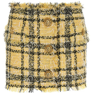 Balmain Lurex Tweed Skirt