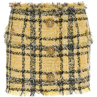 Balmain Lurex Tweed Skirt