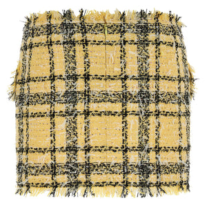 Balmain Lurex Tweed Skirt