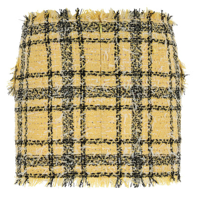 Balmain Lurex Tweed Skirt