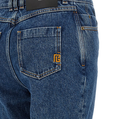 Balmain Embroidery Jeans