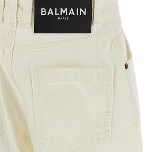 Balmain Embroidery Jeans