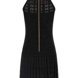 Balmain Tartan Knit Dress
