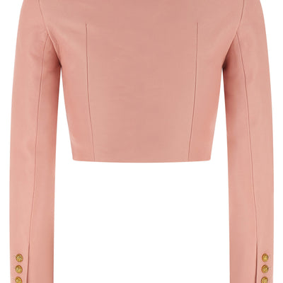 Balmain Testa Di Leone Bolero Blazer