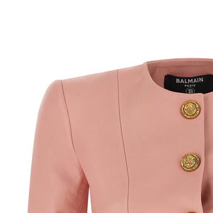 Balmain Testa Di Leone Bolero Blazer